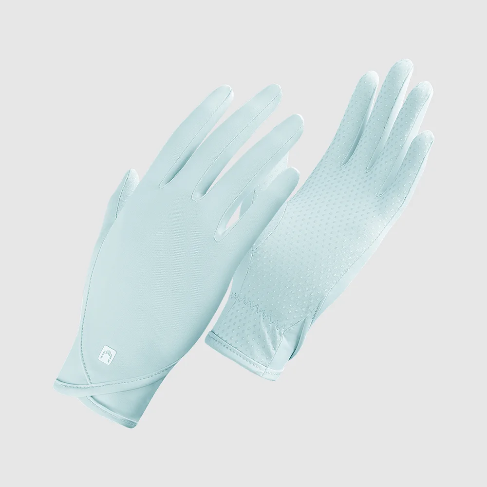 

Women Summer Light Breathable Sunscreen Gloves Quick Dry Touchscreen Anti-slip Driving Cycling Gloves UPF50+ Anti-uv