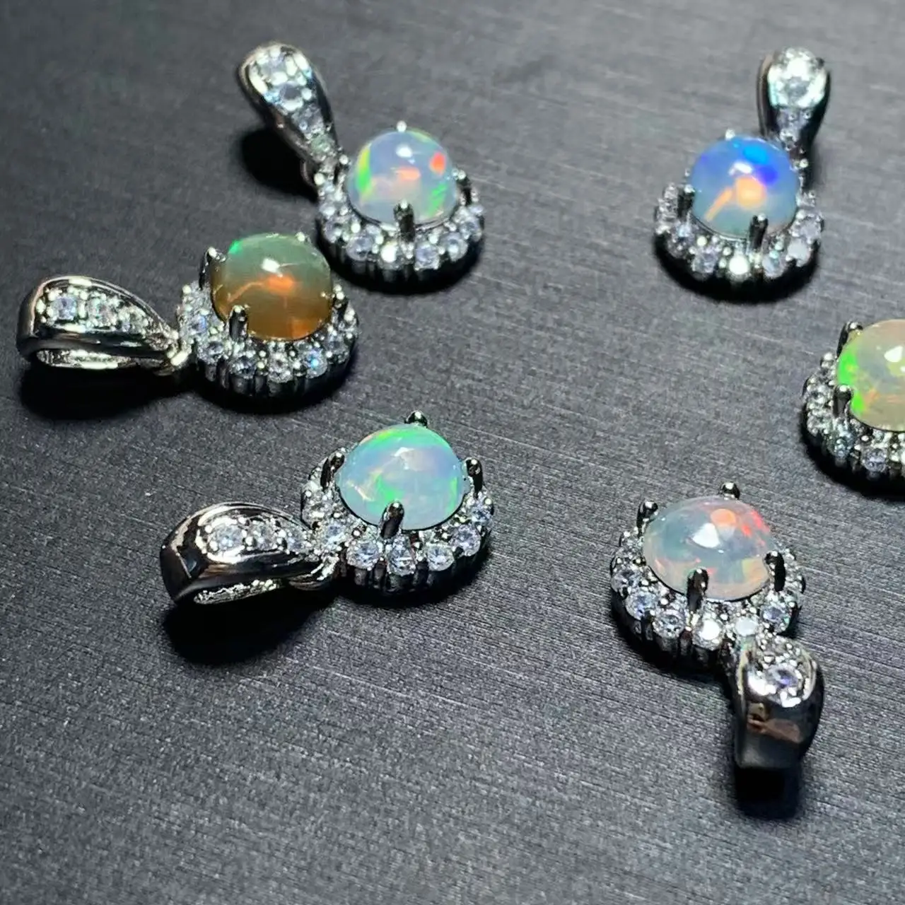 OVAL Natural Opal Pendant Necklace Fine Jewelry Handmade Stones Wholesale Healing Energy Gift Lucky Jewelry