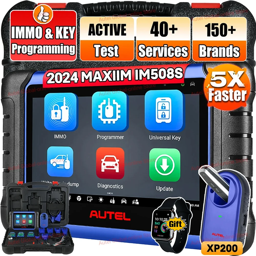 Autel MaxiIM IM508S IMMO Key Programmer Auto Key Fob Programming Tools All Systems Diagnostic OBD2 Scanner 2 Years free Update Key Programmer