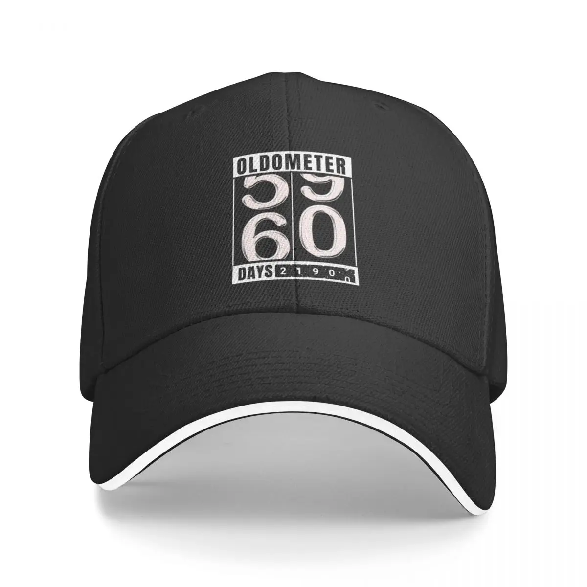 

Oldometer Odometer 60 Birthday (Turning 60 Gift) Cap Baseball Cap funny hat Women hat Men's