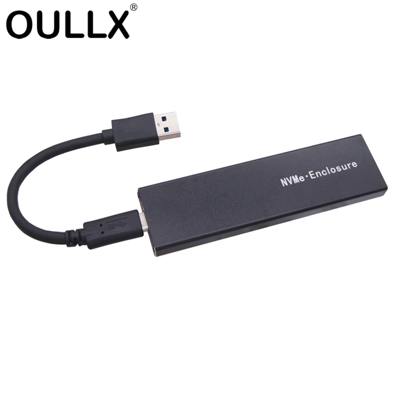 OULX  ϵ ũ ̽, ζ SSD, ָ Ʈ  M.2 B/M Ű,  , M.2 NVMe NGFF to CŸ, USB3.1