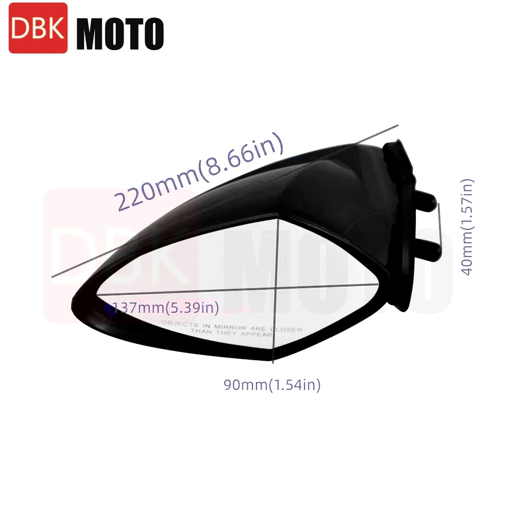 Motorboat Rear View Mirrors boat rearview mirror for Yamaha WaveRunner VX110 Jet Ski Sea Side Mirror VX 110 Deluxe Sport Cruiser 2005-2009
