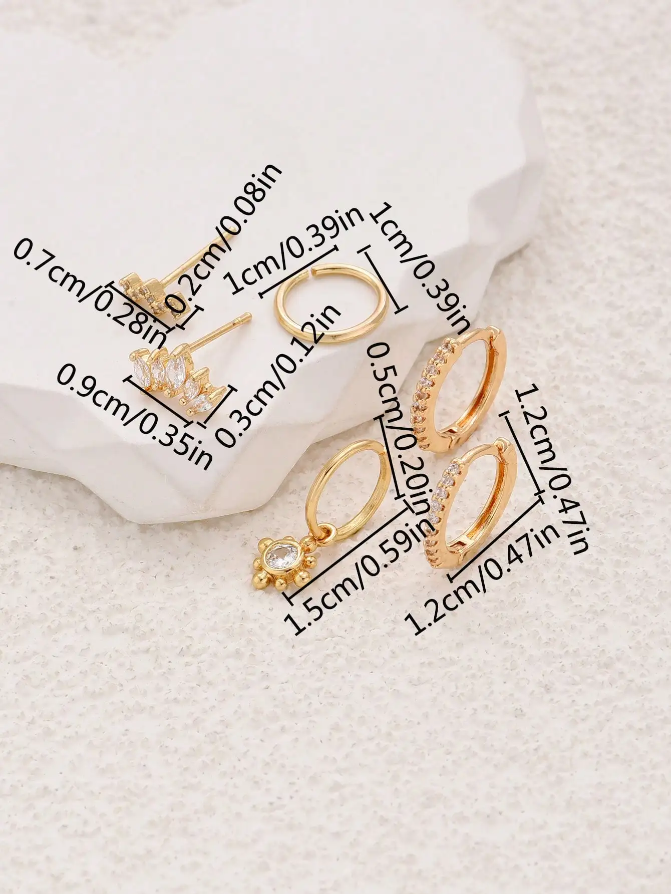 Retro Womens Earrings Set Jewelry Accessories