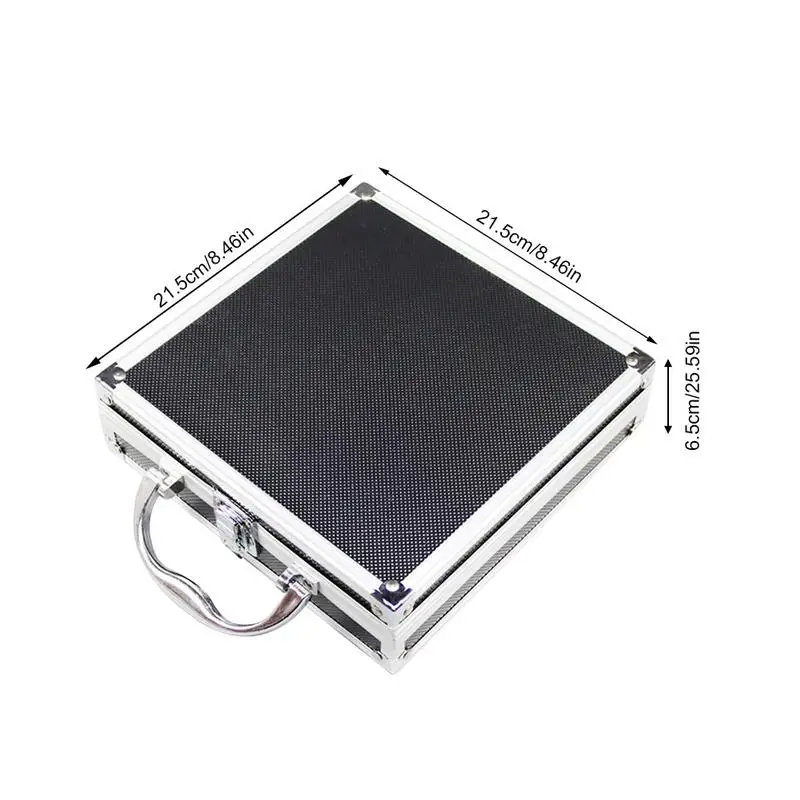Aluminum Alloy Portable Toolbox Storage Manager Household Storage Box with Sponge Inner for Toys Tools Organize and Protect storage box tool case tool organizer storage case tool box organizer tool box