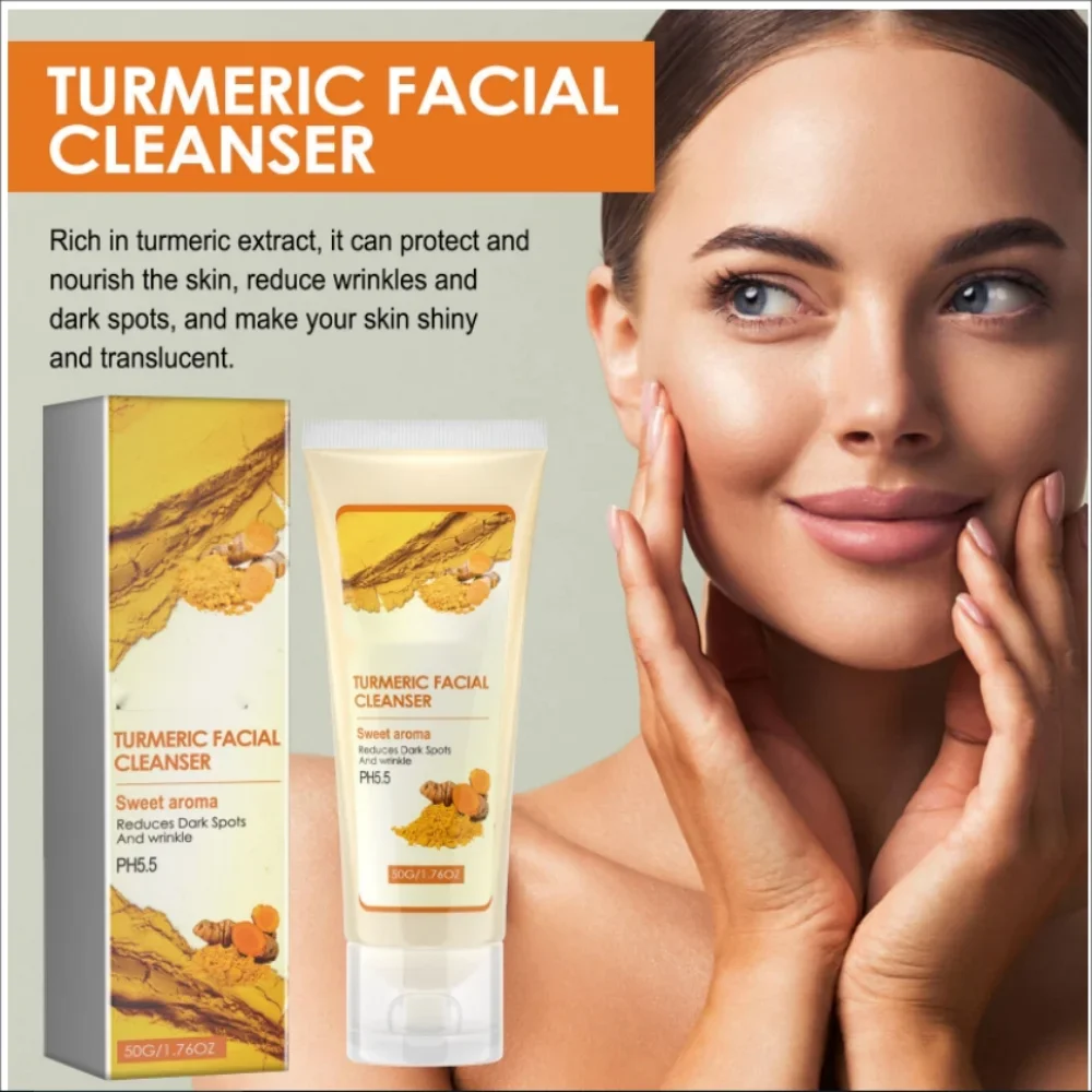 Turmeric Skincare Facial Cleanser Deep Cleansing Gentle Cleansing Skin Barrier Repairing Hydrating 2