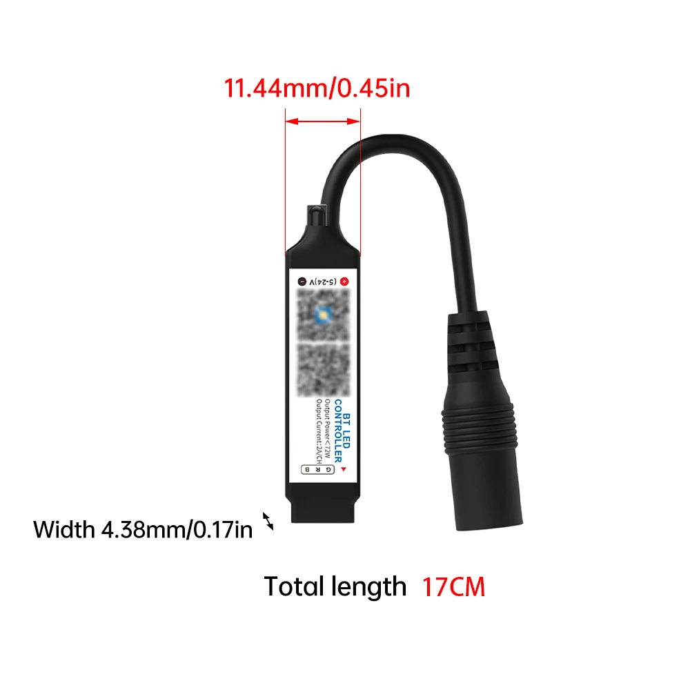 LED Strip Light LED Light RGB Strip Light Smart Controller Bluetooth-compatible APP Control DC 5V 12V 24V