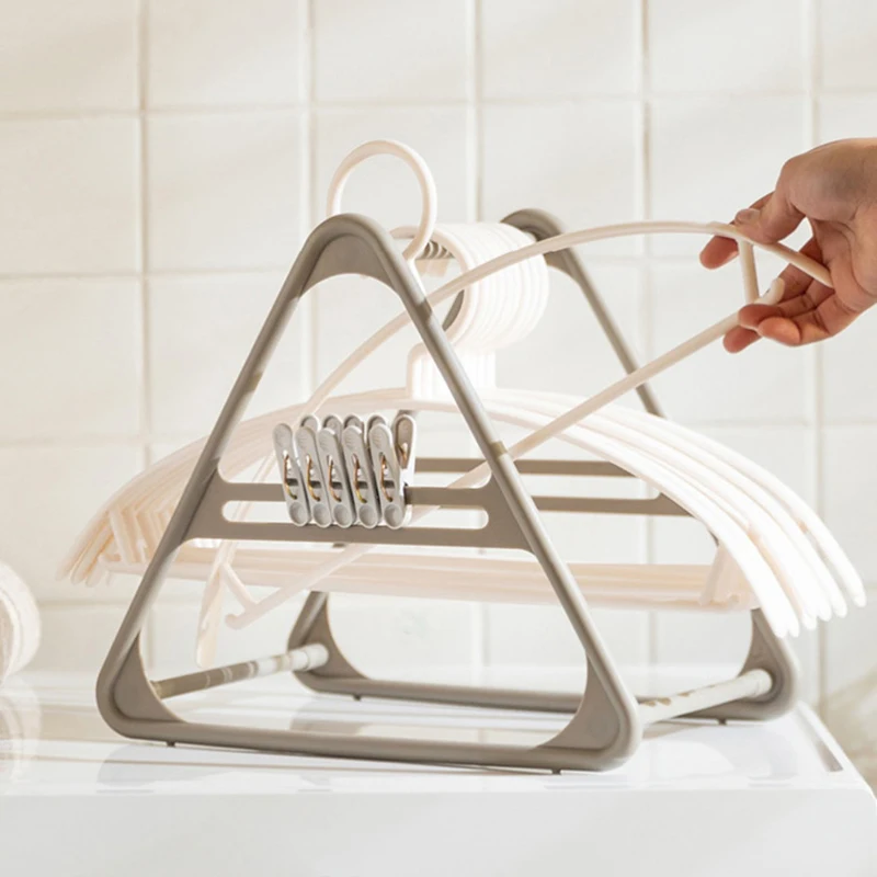 Organiser Foldable Home Travel Clothes Rack Organiser Drying Rack Storage Laundry Laundry Organiser Supplies Clothes Rack 5