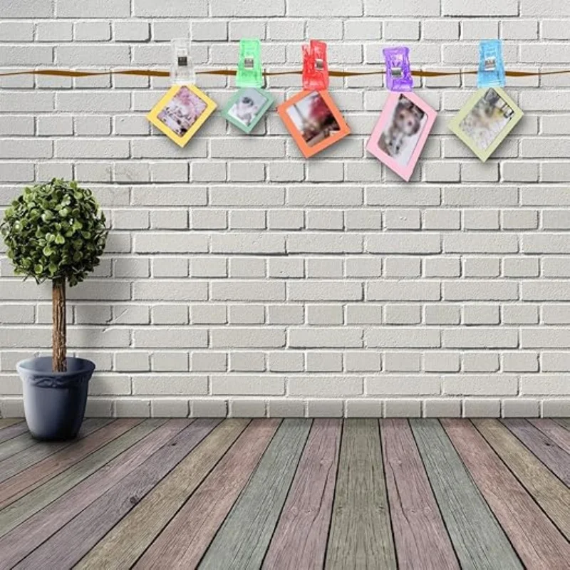 50개 바느질용 클립, 원단용 플라스틱 클립, 바느질 용품용 아크릴 클립, 퀼팅 용품용 투명 믹스 컬러 클립