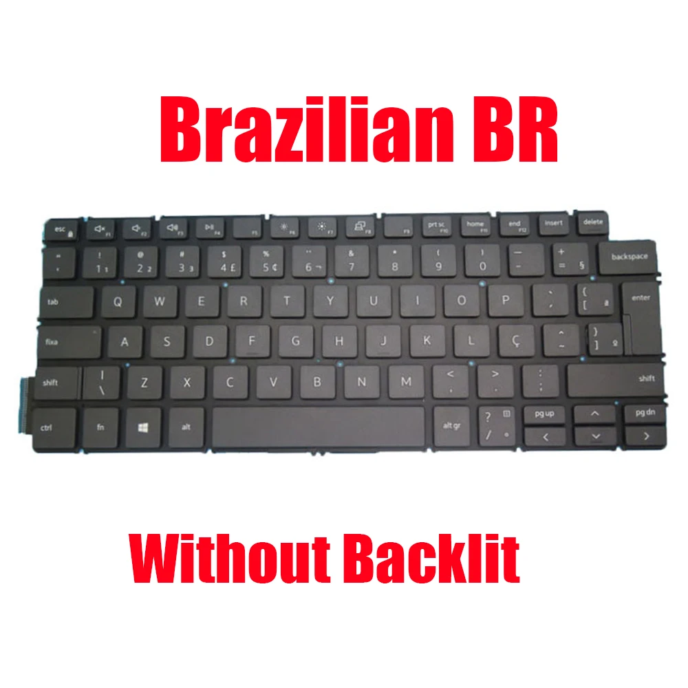 

Brazilian BR Keyboard For DELL For Inspiron 5300 5301 5390 5391 5401 5402 5405 5408 5409 5490 5493 5494 5498 7400 7490 New