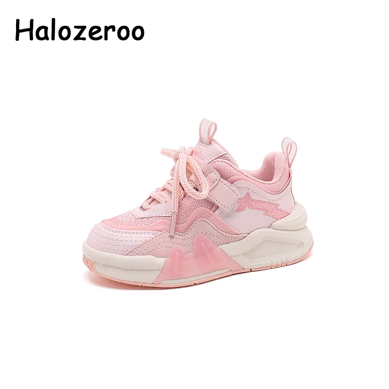 

New Kids Sport Sneakers Baby Girls Pink Slip On Shoes Children Brand Chunky Sneakers Boys Soft Casual Sneakers Trainers Spring