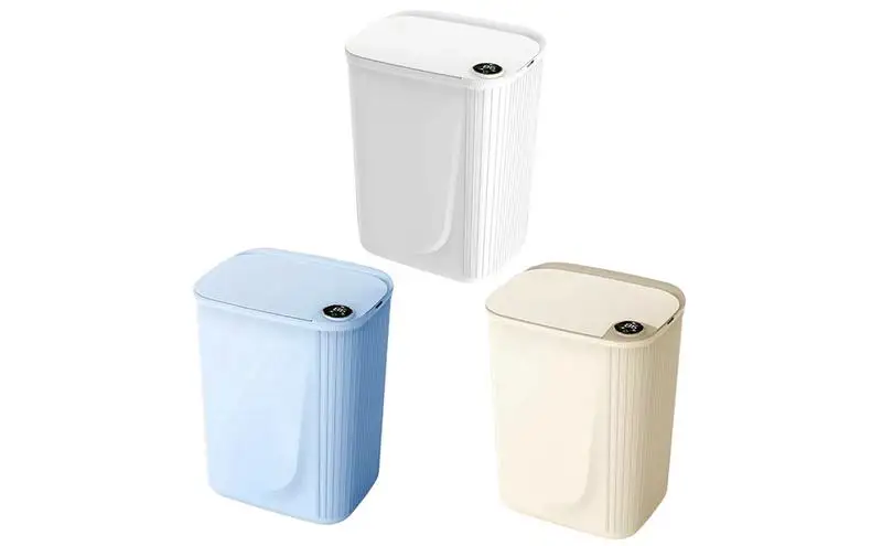 

22L Automatic Sensor Trash Can Electric Touchless Smart Bin Kitchen Bathroom Waterproof Bucket Garbage With Lid Home Wastebasket