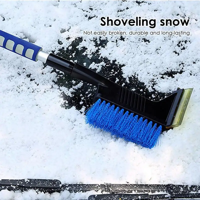 Pelle à neige universelle pour voiture, brosse, conception innovante, livres de pare-brise durables, outil de grattage, poignées amovibles, outils de lavage des neiges