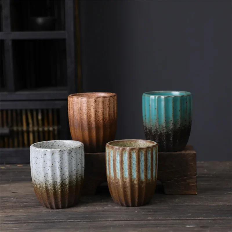 RetroJapaneseCeramicTeaCupPorcelainKungFuTeacupsSakeCups