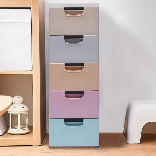 Storage Drawers Storage Bins with Drawers, Plastic Organizer, Two Ways  Opening Closet Drawers, Stackable Chest of Drawers - AliExpress