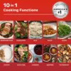 10-in-1, Pressure Cooker, Slow Cooker, Rice Cooker, Steamer, Sauté Pan, Yogurt Maker, Warmer, Canning Pot 3