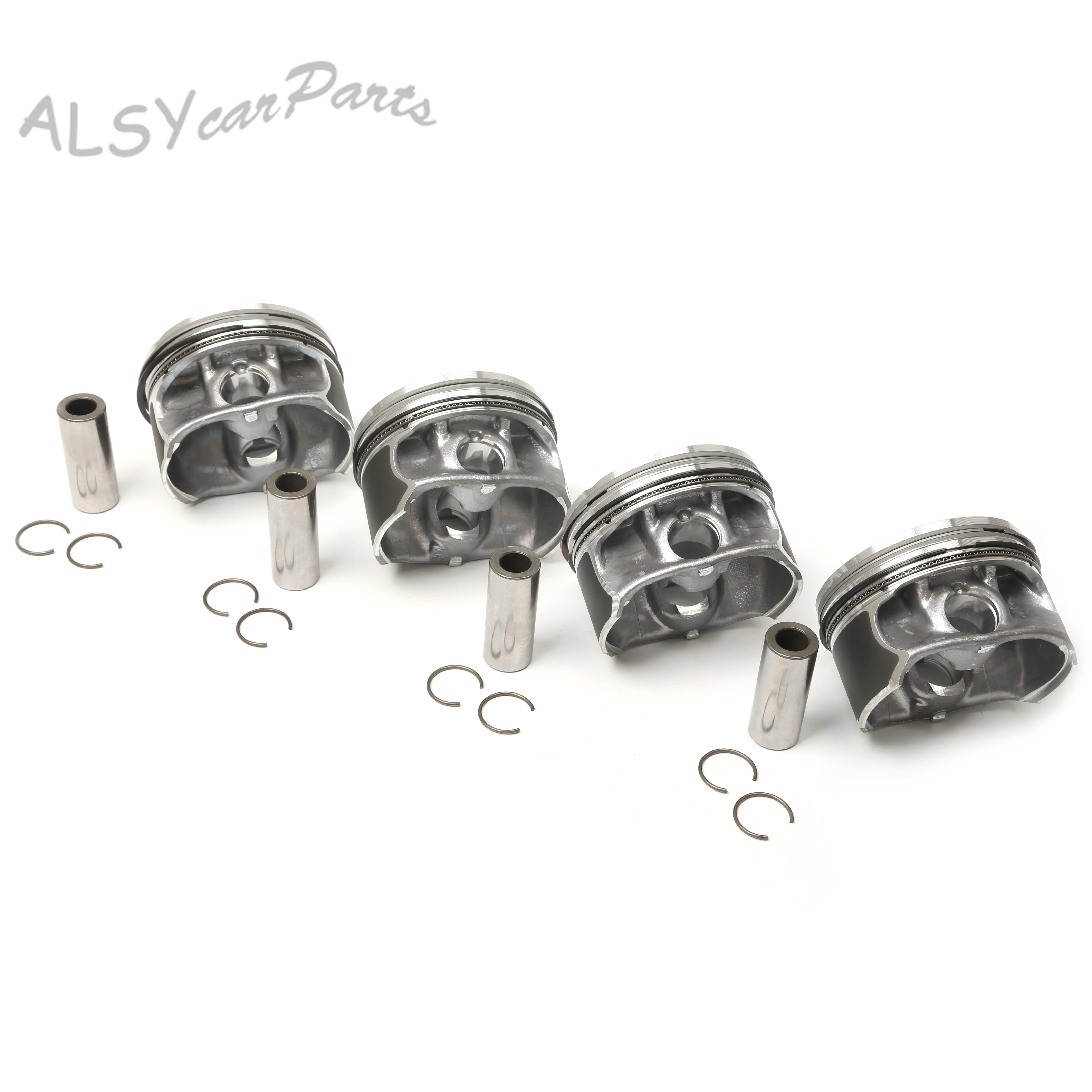 Car Oversized 0.5MM New Pistons Assembly Set A2740301617 For  