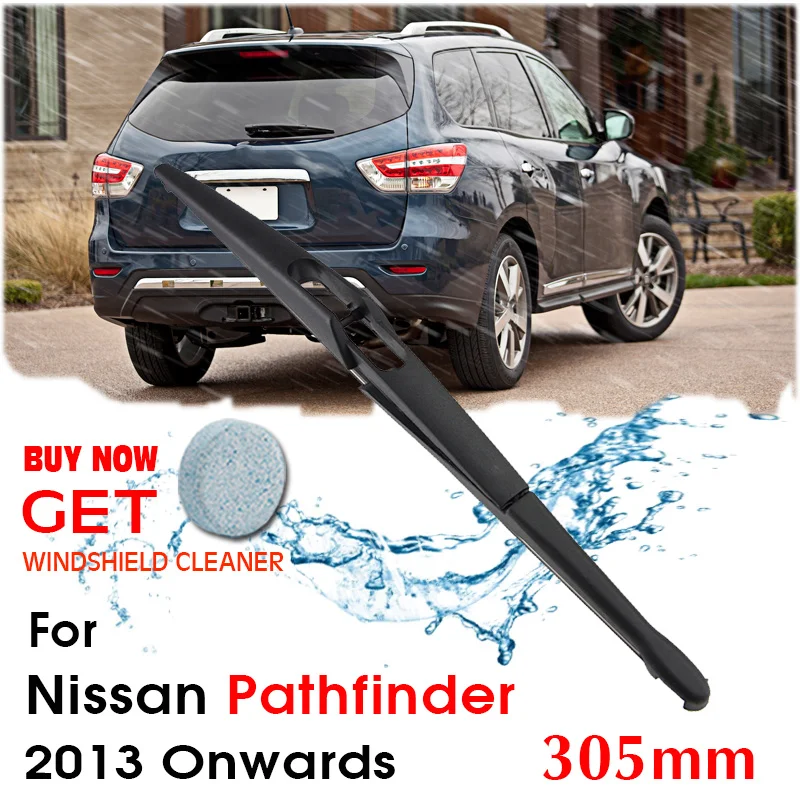 Car Wiper Blade Rear Back Window Windscreen Windshield Wipers For Nissan Pathfinder Hatchback 305Mm 2013Onwards Auto Accessories
