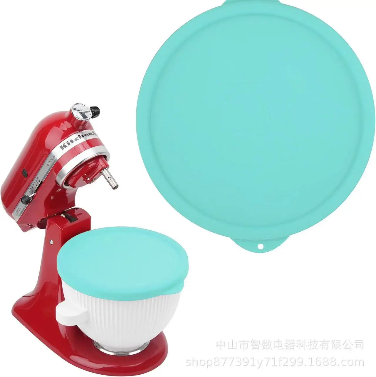 Description Picture 2 of itemSilicone Lid Compatible with Kitchenaid 2-quart Ice Cream Mixer Bowl, Covers for Kitchenaid  Bowl Accessory,Dishwasher Freezer