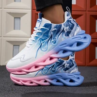 2025 Unisex Running Shoes Men Women Lightweight Mesh Breathable Comfortable Flat Soft Tennis Shoes Summer Lace-up Sneakers Man - Image 3