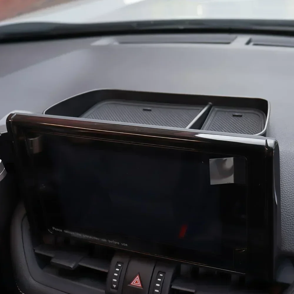 Auto Front Dashboard Tablett Box Mittelkonsole Display Lagerung Box Versteckte Tablett Hinter Bildschirm Organizer Kleinigkeiten Tablett Zubehör – Detail 2