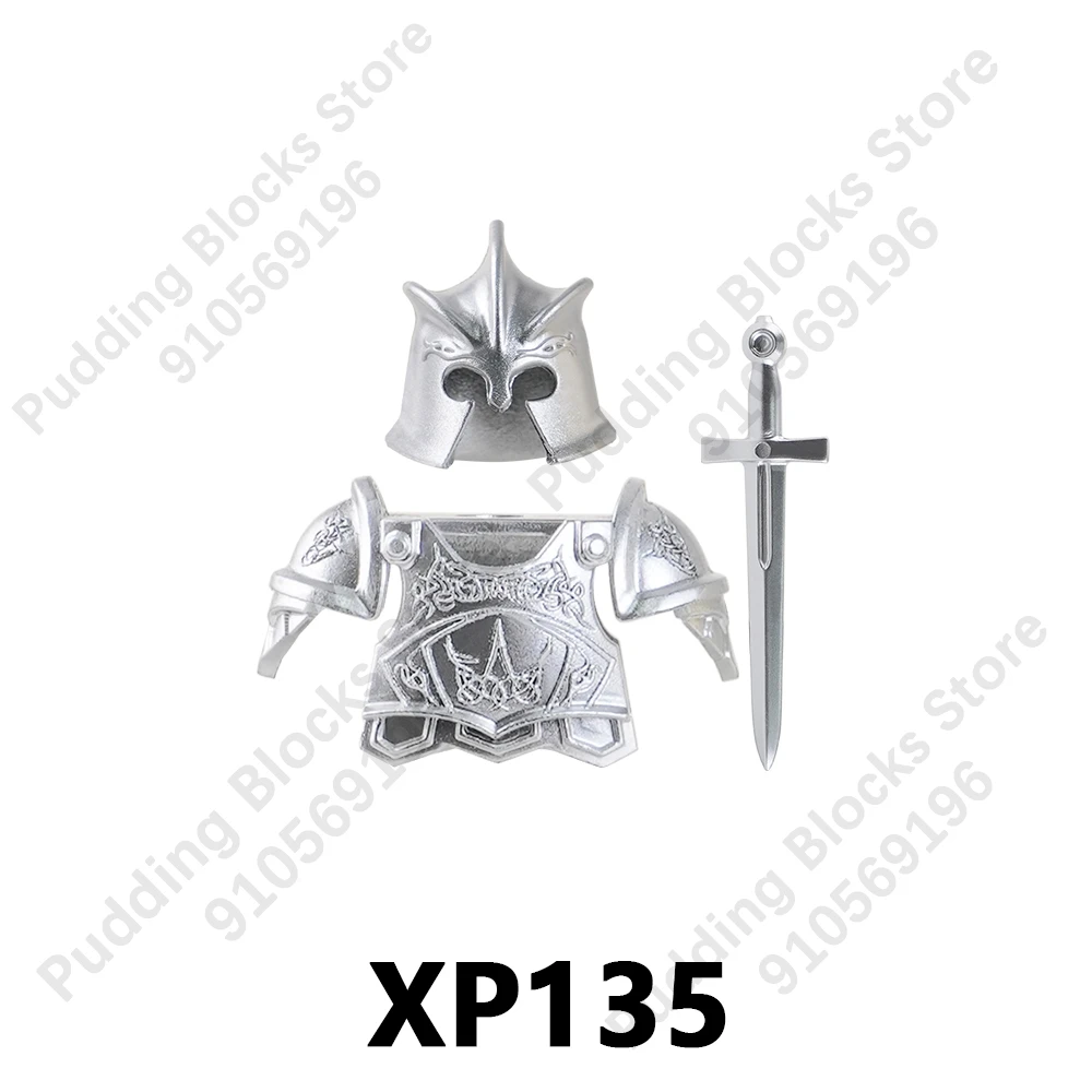 액션 피규어 빌딩 블록, KT1019, XP131, XP132, XP133, XP134, XP135, XP136, XP137, 벽돌 액세서리, 성인 어린이 장난감 장식