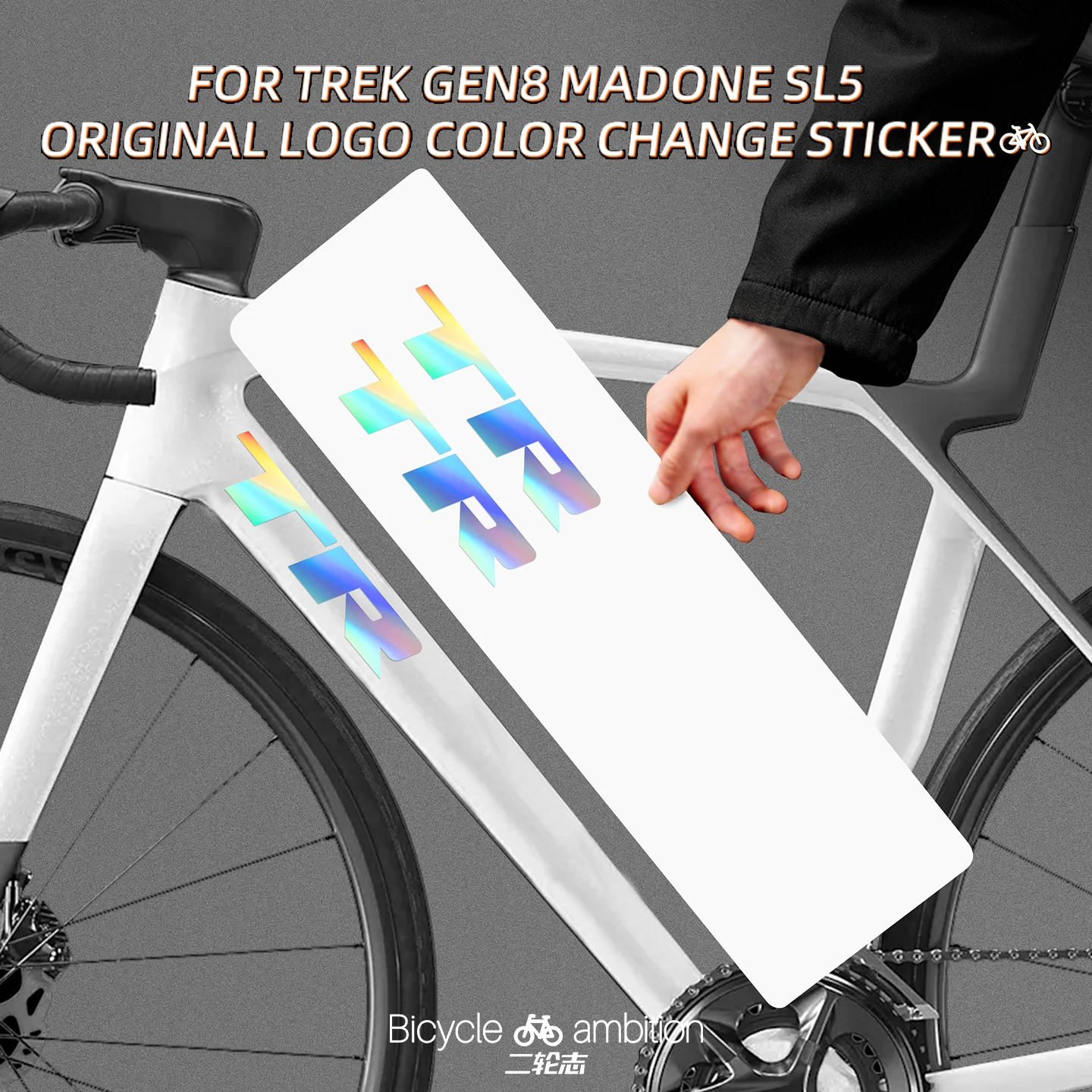 Para TREK Madone 8th Gen SL5 pegatinas para cuadro de bicicleta de carretera cambio de Color envoltura de emblema de tubo