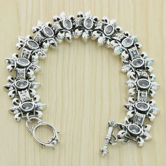 

Premium Sterling Silver Fashion Personality Boat Anchor Bracelet Men's Fashion Jewelry Bracelet Vintage Punk Style Wide Face Bra
