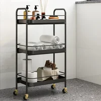 Nordic Multi-Layer Auxiliary Spa Table With Wheels