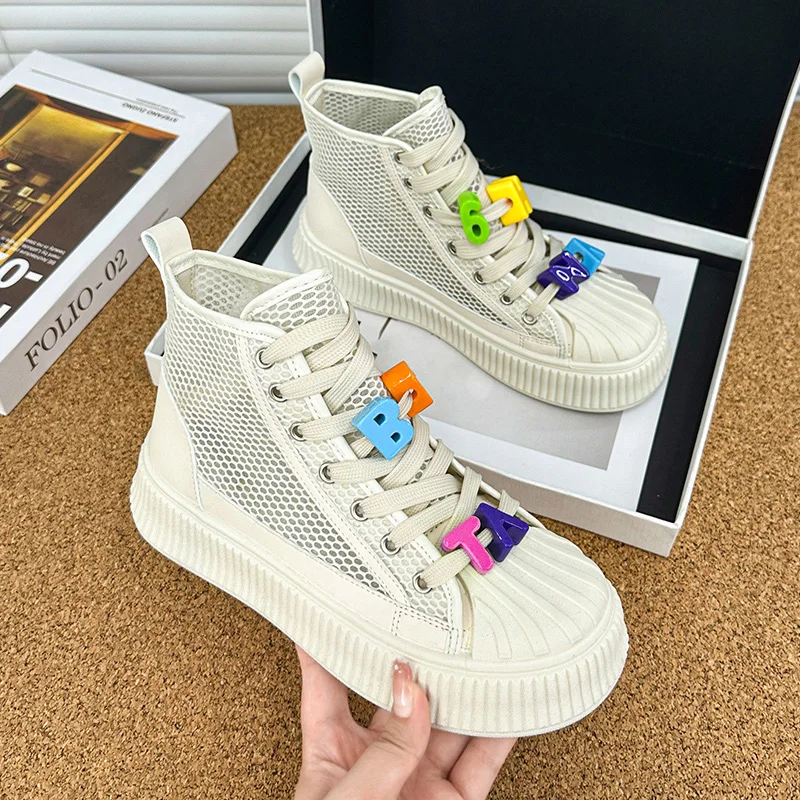 UV Color Changing Canvas Shoes for Women Sneakers High Top