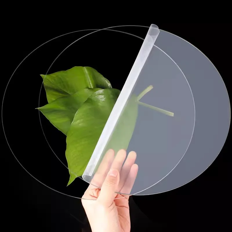 Clear Extruded Acrylic Circle Earrings Acrylic Discs Beads Round Picture Frames Necklace Diy 6cm 7cm 8cm 9cm 10cm jewelry making supplies craft supplies