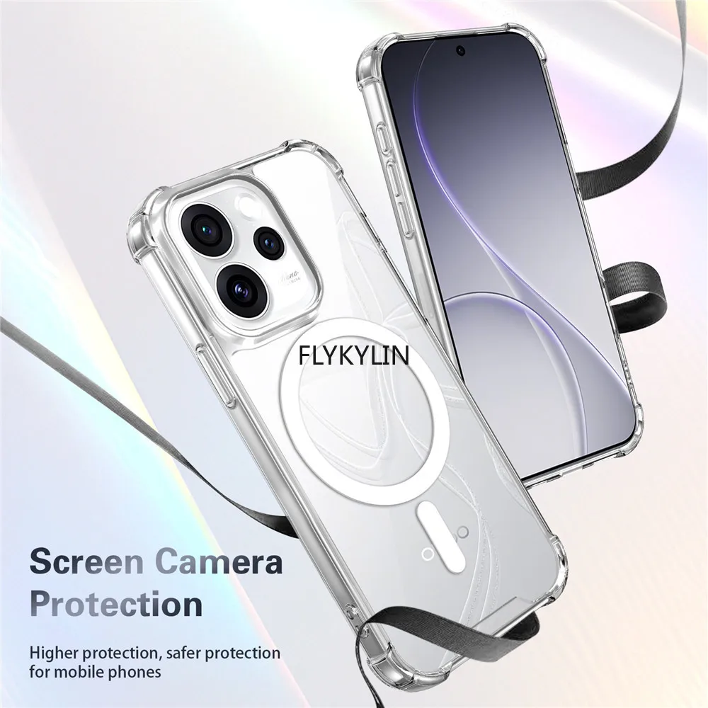 Magsafe Magnetic Anti-Fall Clear Shockproof Phone Case