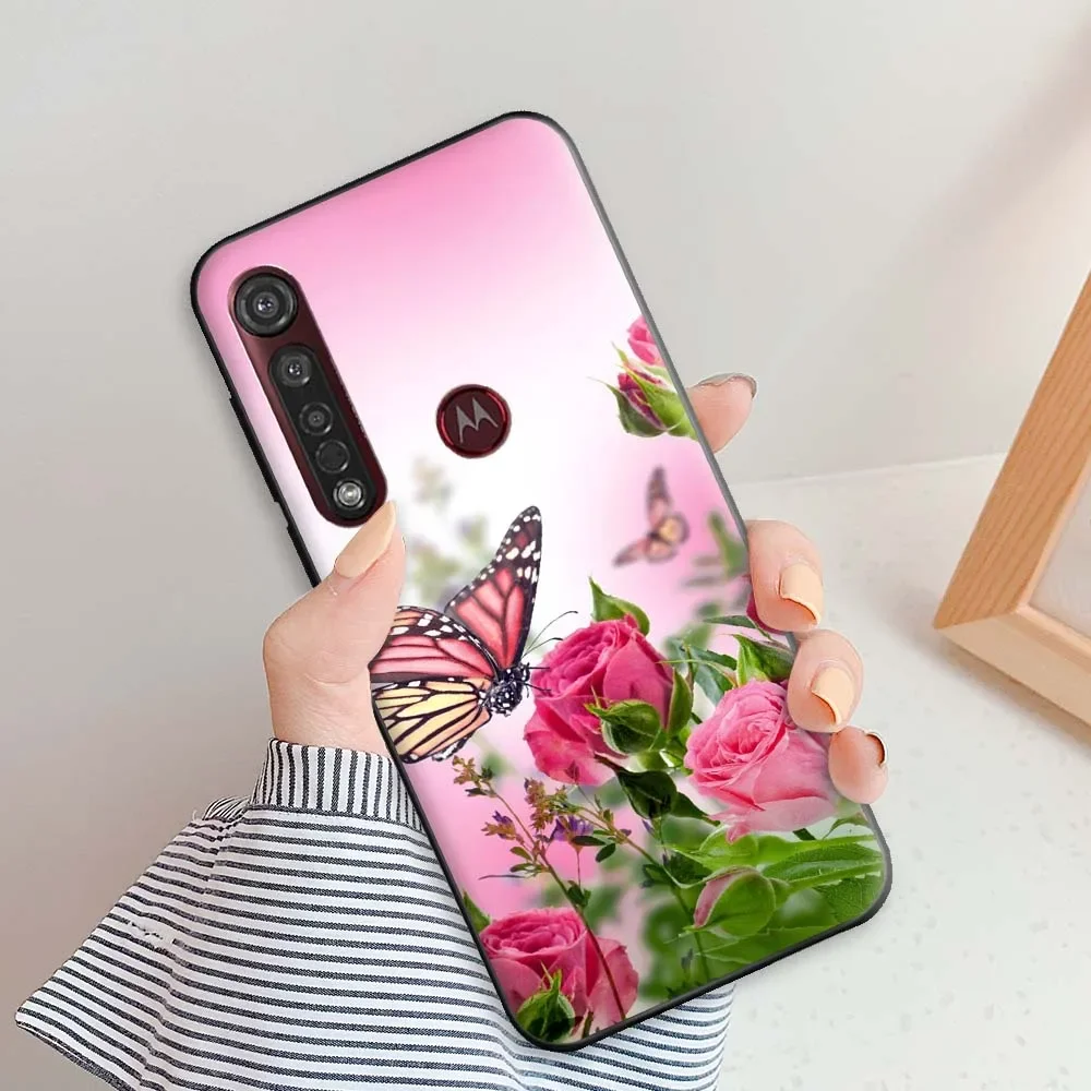 Sleek Matte Silicone Protective Case - Fashion TPU Back Cover for Motorola Moto G8 Plus, G8 Play & G8 Power