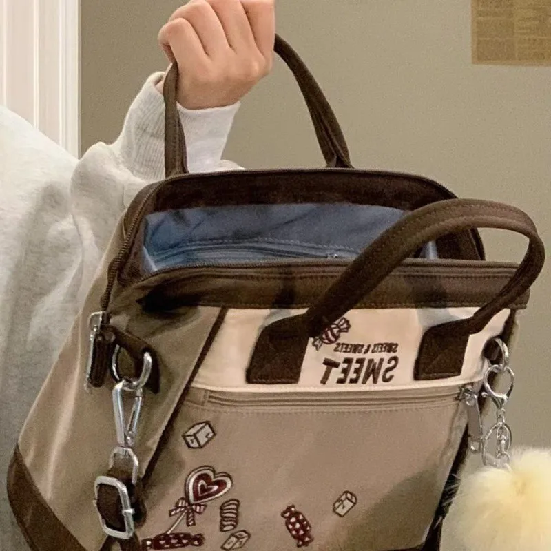 Bag New Single Shoulder Large Capacity Nylon Cloth Handbags For Women Casual High-Quality Messenger Versatile Luxury Crossbody