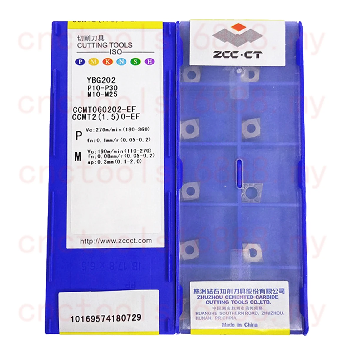 Zcc.Ct Ccmt060204 Ccmt060208 Ccmt09T304 Ccmt09T308 Ccmt120404 Ccmt120408 Ybg205 Ybm253 Ybg202 초경 인서트 Ccmt 인서트