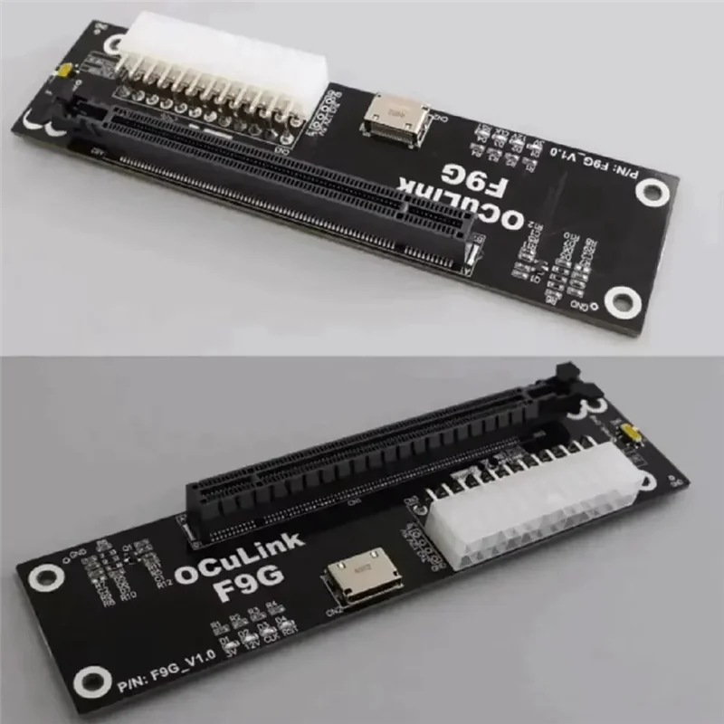 LA-F9G-BK7 PCIe 4.0 x4 Oculink GPU ��ũ Aptop ���� �׷��� ī�� ATX GPU ��ũ (M.2 NVMe - Oculink EGPU ����� ī��)