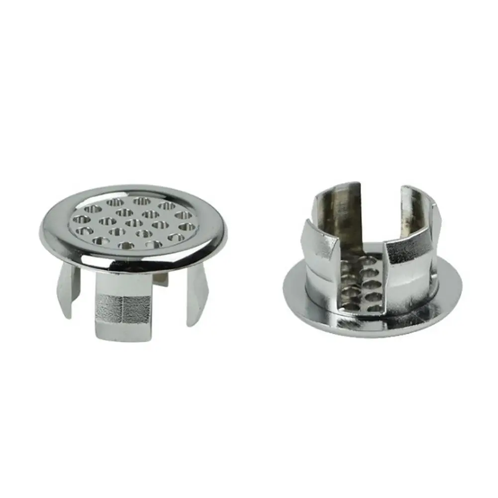 Kitchen Sink Filter 1x Kitchen Sink Basin Plug Hole Overflow Ring Mesh Ring Hollow Plastic
