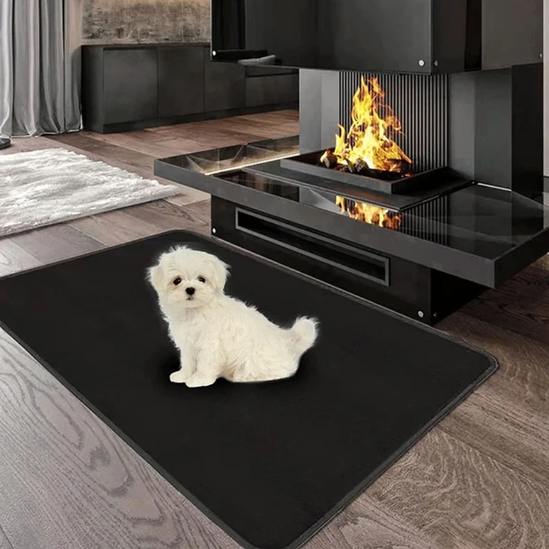 

67JE Pit Mat BBQ Pad High-Temperature Anti-Scalds Flame Retardant Rugs
