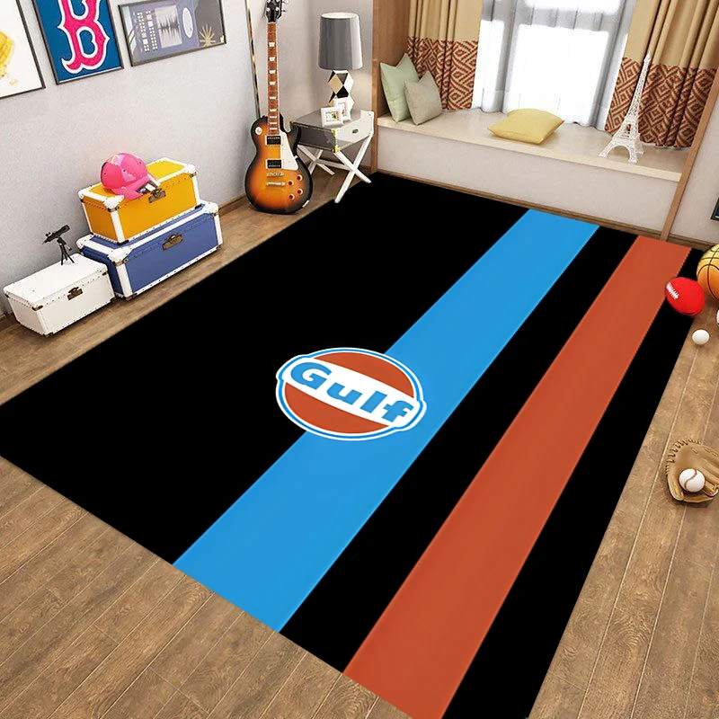 

Fashion Motorcycle Carpet and Rugs Gulf 3D Print logo Living Room Bedroom Large Area Decorate Floor Mat Non-slip Sofa Gift