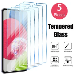 5PCS Screen Protector for Samsung A73 A53 A12 A32 A22 A52S 5G Tempered Glass for Samsung A13 A51 A41 A70 A40 A50 A71 A72 A52