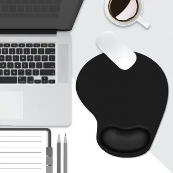 Ergonomic Mouse Pad with Wrist Rest Support, Mousepad with Comfortable Gel Wrist and Non-Slip PU Base for Pain Relief, Computer 1