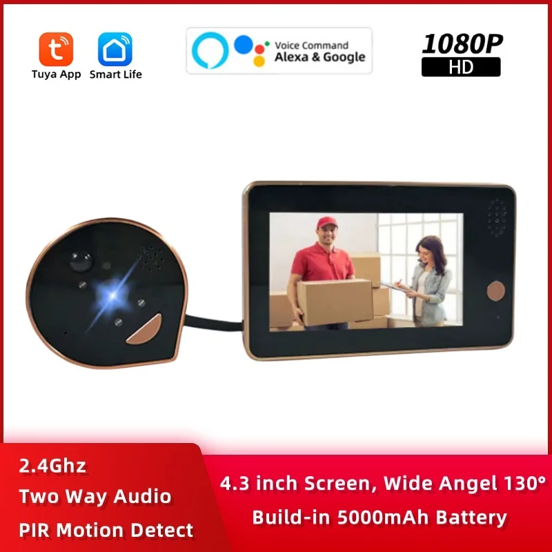 1080p-wireless-tuya-smart-home-security-peephole-video-doorbells-pir-detect-130°-wide-angle-door-eye-with-camera-for-home
