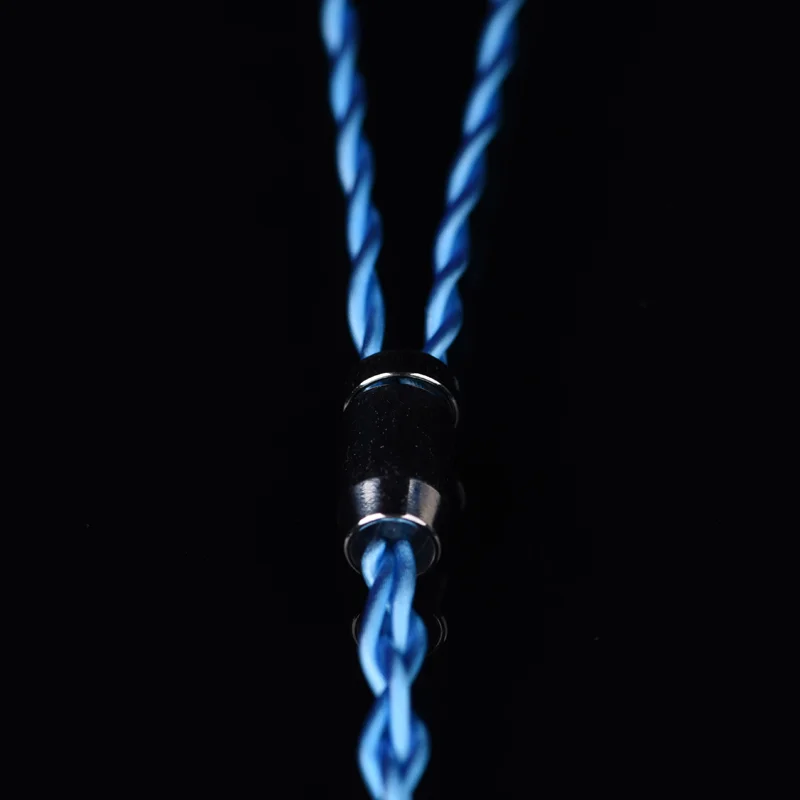 Epz-シングルクリスタル銅イヤホンケーブル、シルバーメッキグラニュー