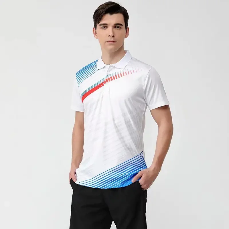 Cross-Border Badminton Uniform Round Neck Men's Women's Summer Short Sleeves Skirt Quick Dry Sports Competition Team Uniform Ten
