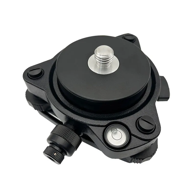 black-tribrach-with-optical-plummet-gps-tribrach-adapter-carrier-with-5-8-x11-mount-rotate-screw-for-total-station-gps-gnss