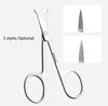 Facial Hair Small Scissors For Men Women 3 Styles Multi-purpose Eyebrow, Nose Hair, Mustache, Beard, Eyelashes Trimming Kit 2