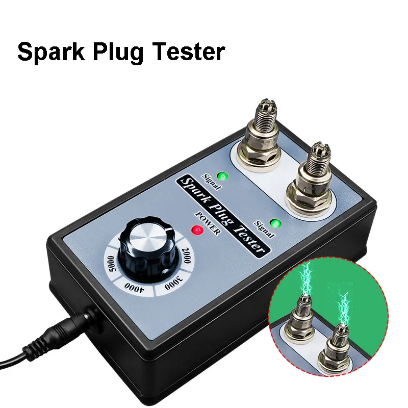 12V Car Spark Plug Tester Dual Hole Ignition Plug Analyzer Tool - Foto 12