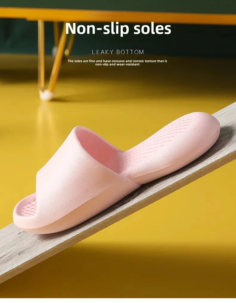 Pantuflas de Verano Eva para Uso Doméstico, Antideslizantes, al por Mayor, para Baño Interior, con Suela Gruesa, Sandalias para Hombre y Mujer, Sensación de Frescura