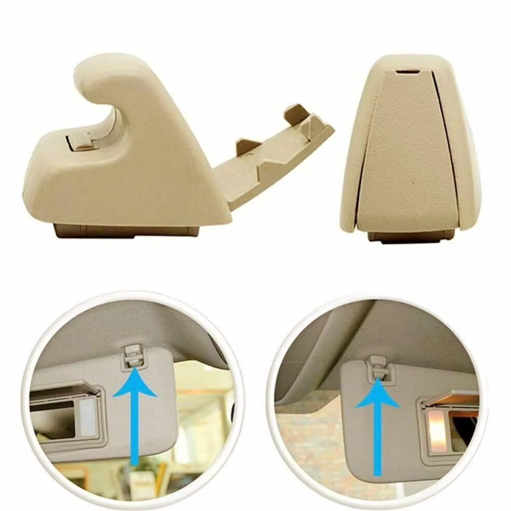 PT Auto Warehouse 80008P - Coppia Clip Gancio Parasole Universali - Sostituisce OE #95994975 - Adatto Per Lato Sinistro E Destro