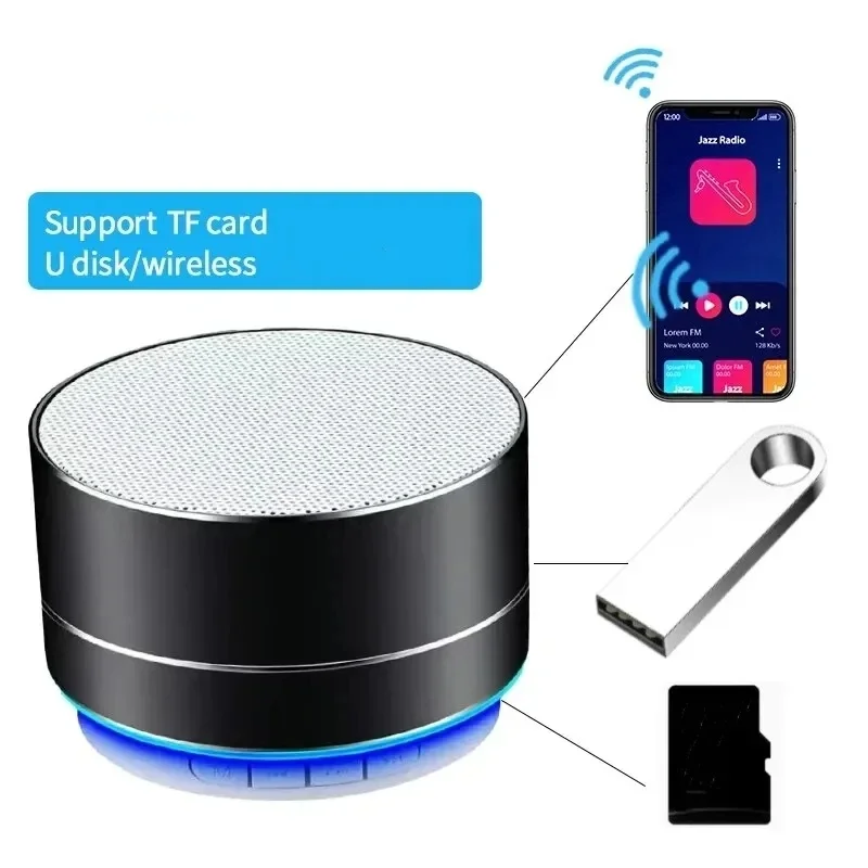 A10 Wireless Bluetooth-compatible Subwoofer Outdoor Mini Portable