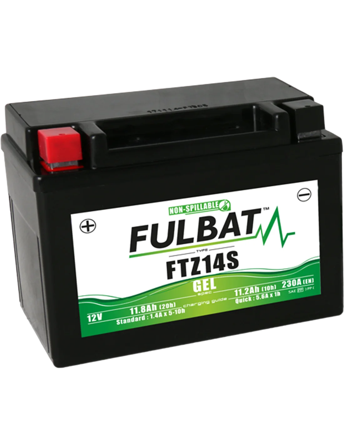 Baterias Bateria Fulbat Gel Ftz14S / Ytz14S Fulbat